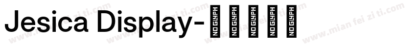 Jesica Display字体转换